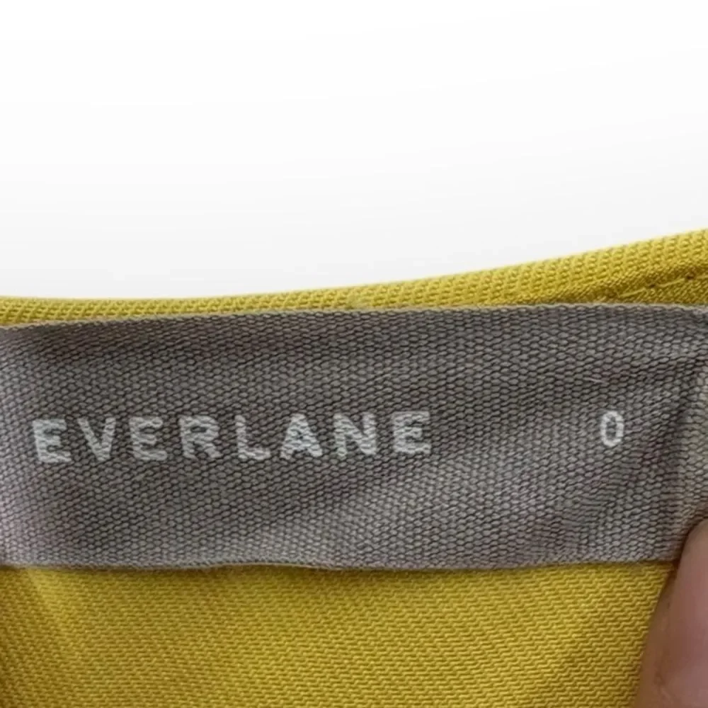 Everlane Yellow Japanese GoWeave Tank Wrap Midi Dress Size 0